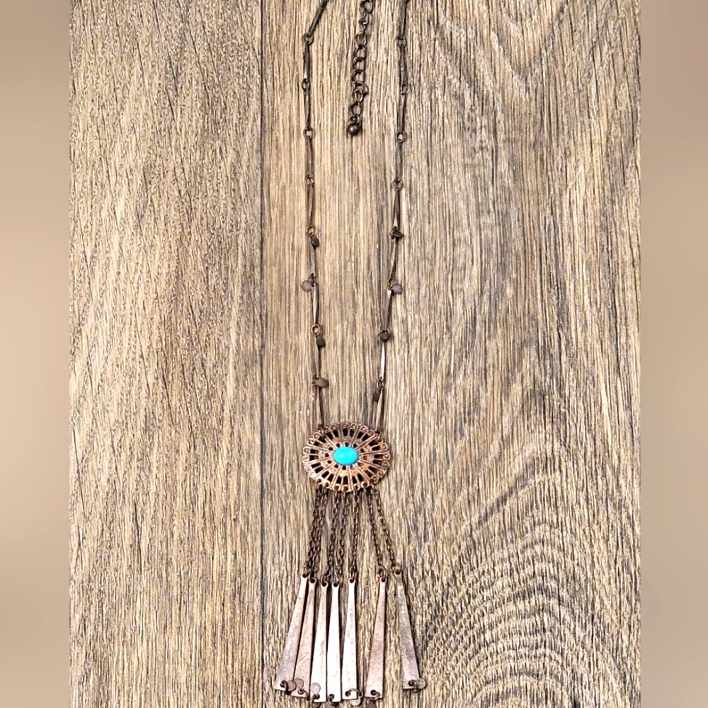 Urban Outfitters faux turquoise necklace